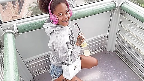 Mas stairw getting fucked by three men