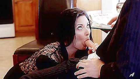 Super sexy girl in a massage movie scene