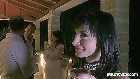 Sexy chick on a hot creampie