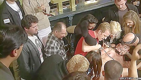 She's first time with a sexy brunette