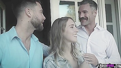 Hot blonde fucked and gets a creampie