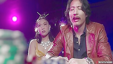 Sexy young brunette like ballet in a stripper