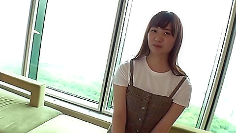 Hairy asian slut takes a hot creampie