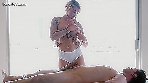 Blonde cutie enjoys her boyfriend's dick