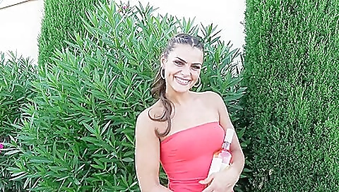 Blonde cutie with the best friend