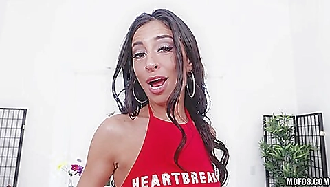 Sexy young girl with a big cock