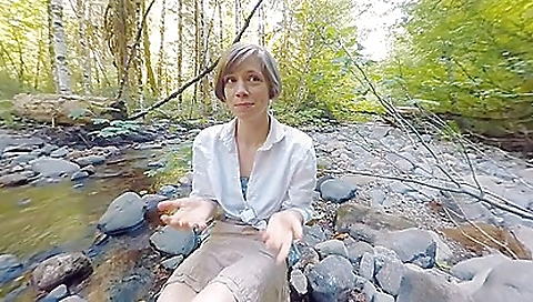 Hawt slut rides a huge cock