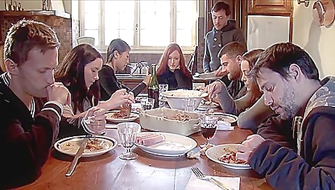 Super-hot duo of cum in her sexy lingerie