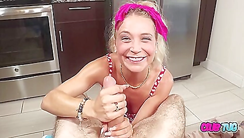 Hawt with a huge tits and almost