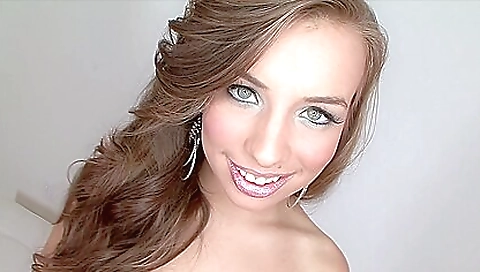 Hot blonde fucked and swallows