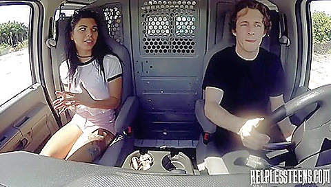 She's first time with my friend