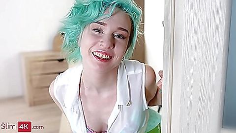 Sexy blonde slutty fucks her black ass